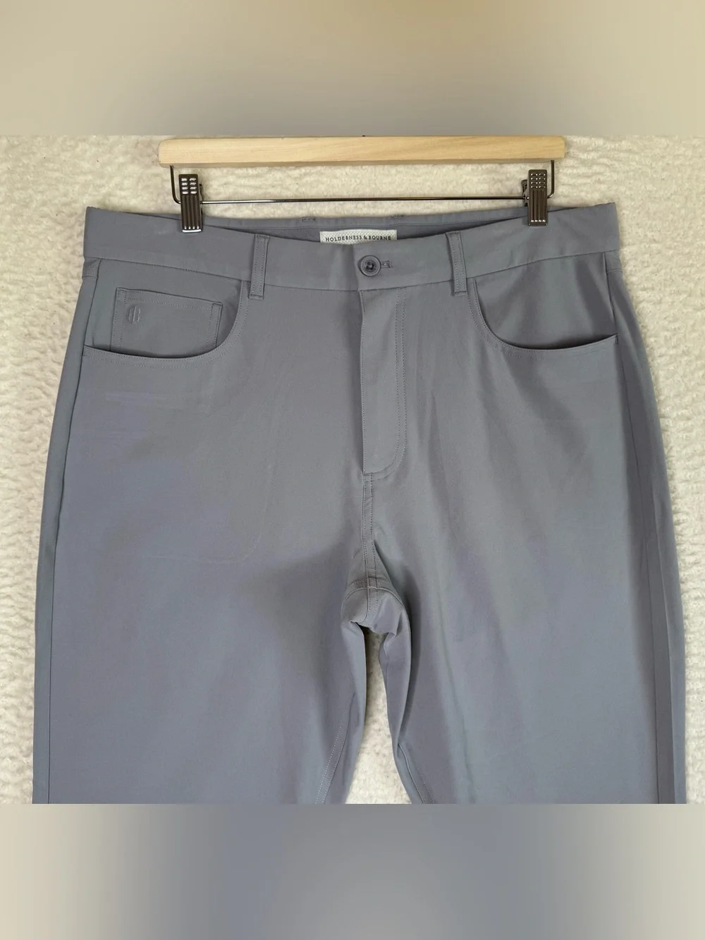 Holderness & Bourne The McDaniel Pant Golf Chino Pants Gray Men's Size 36x30.5